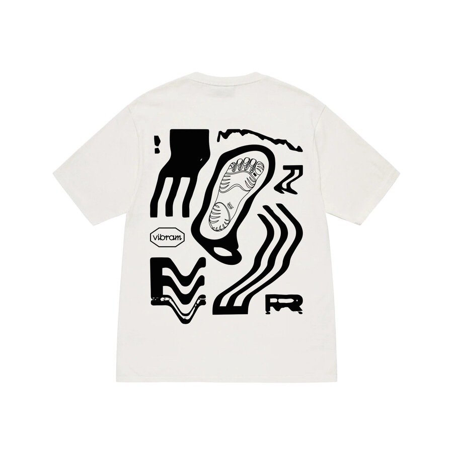 camiseta vibram move freely branca