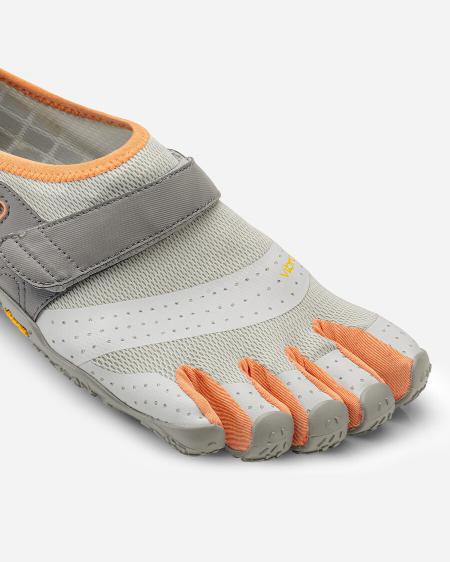 tênis v-aqua masculino cinzalaranja coral