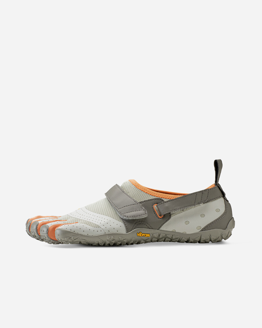 v-aqua feminino cinza laranja coral