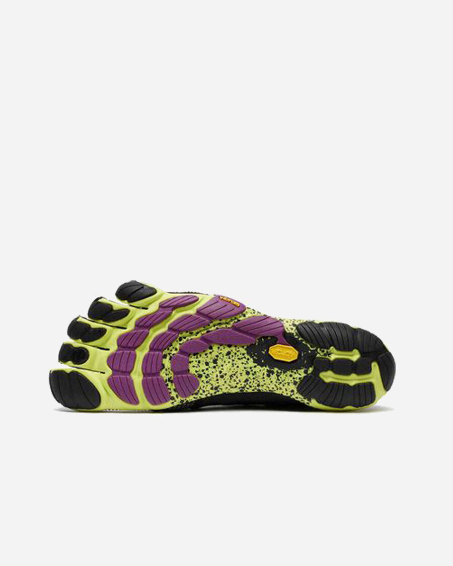 tênis v-run feminino pretoamareloroxo