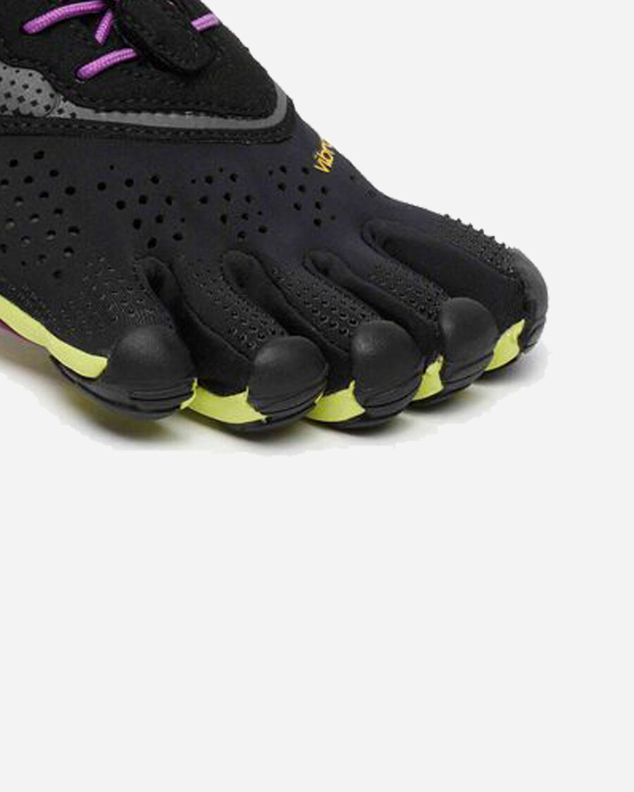 tênis v-run feminino pretoamareloroxo